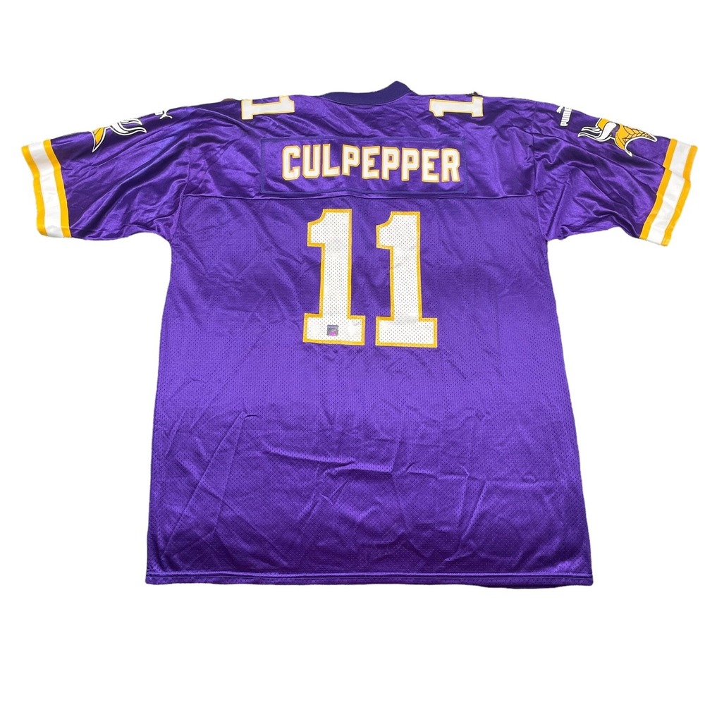 Vintage Puma Minnesota Vikings Dante Culpepper #11 Jersey Men's Size XL NWT